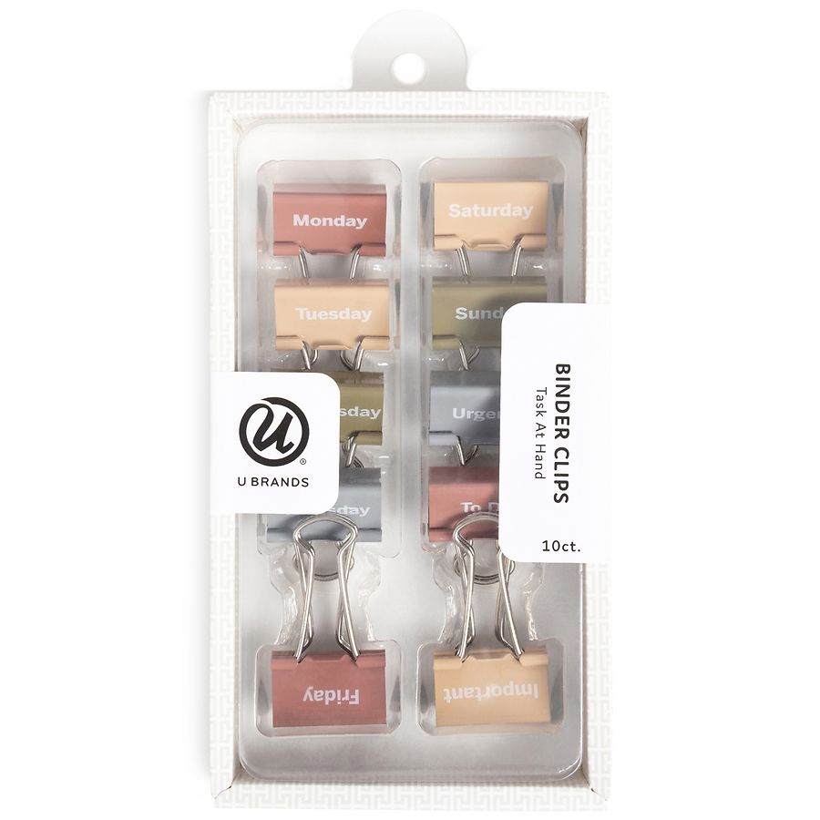 U Brands Task At Hand Binder Clips