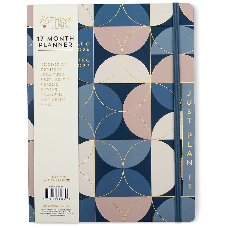 Think Ink 17 Month Planner