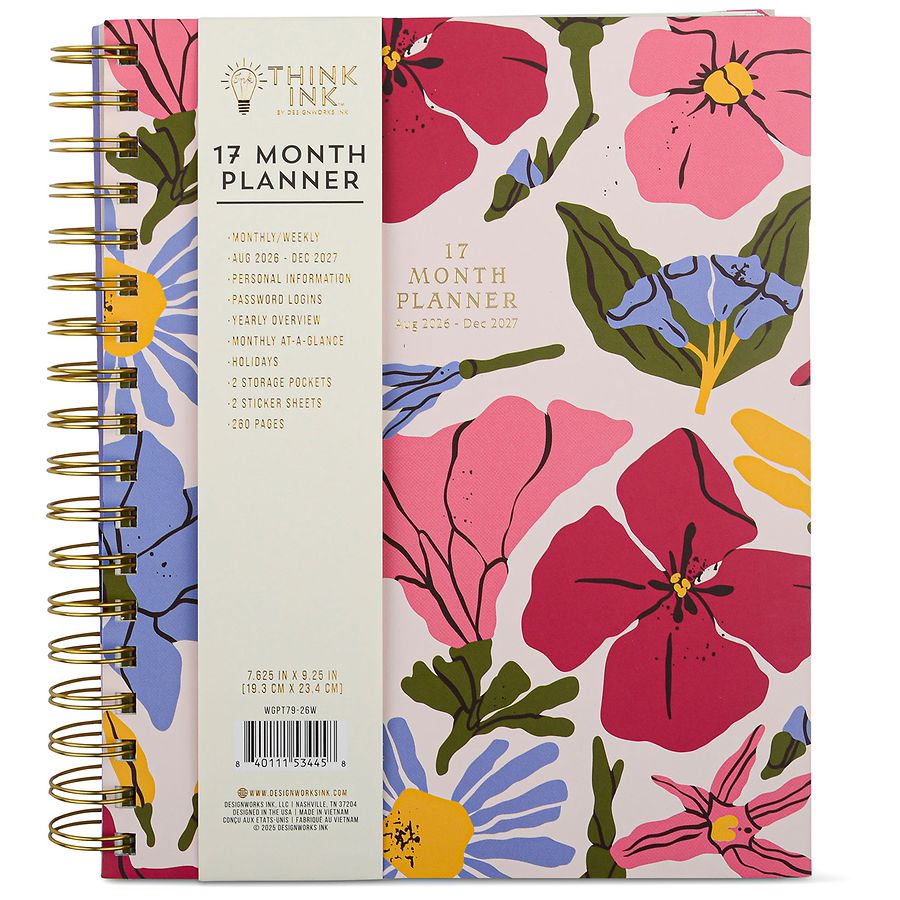 Think Ink 17-Month Planner