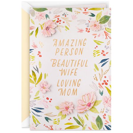 Hallmark Signature Mother's Day Card for Wife (Amazing Person) - 1.0 ea