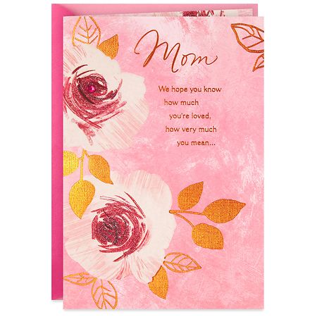 Hallmark Mother's Day Card from Us (Roses) - 1.0 ea