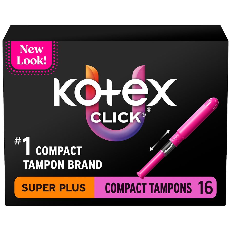Kotex Compact Tampons Unscented, Super Plus