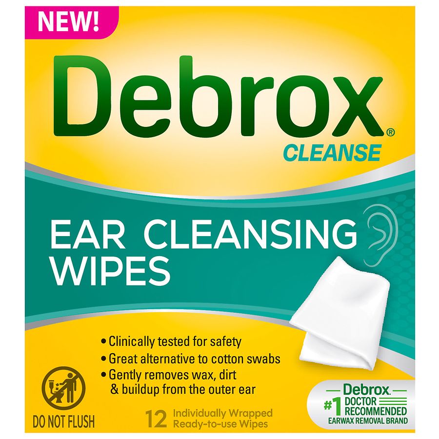 Debrox Earwax Cleansing Wipes