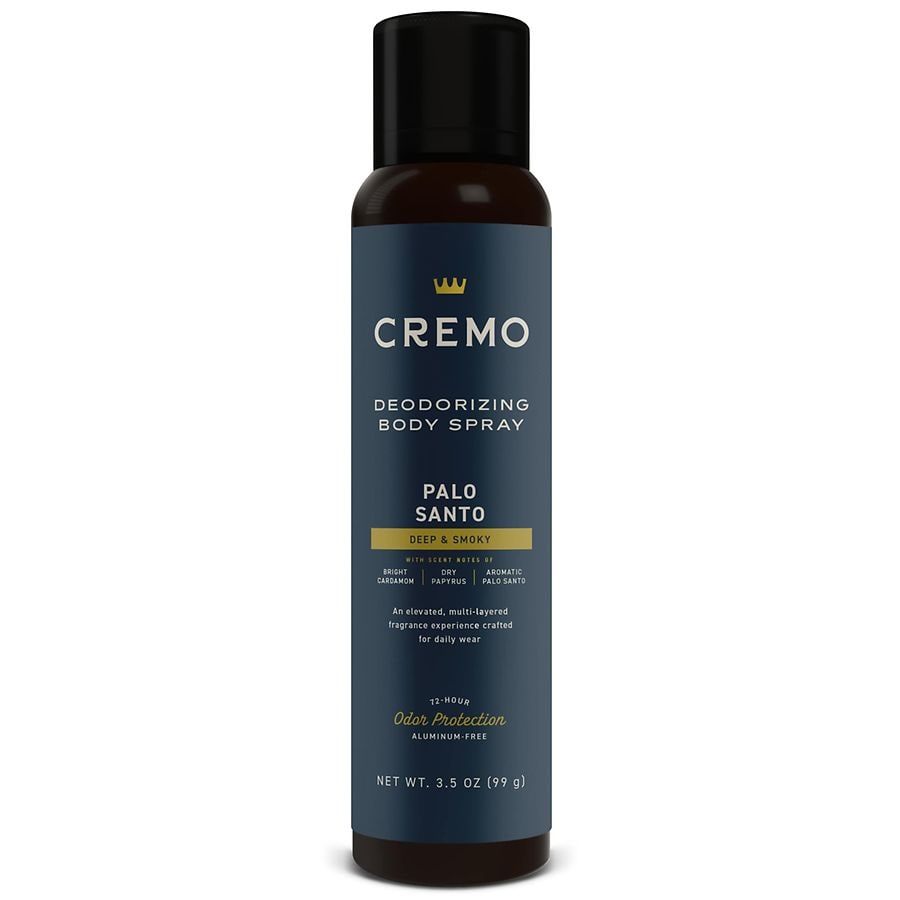 Cremo Whole Body Deodorizing Spray Palo Santo