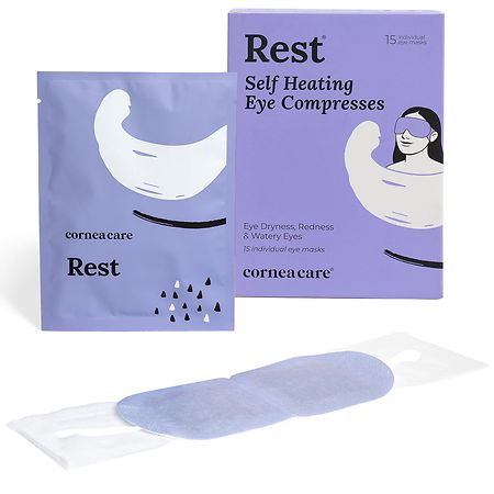 CorneaCare Rest, Self Heating Eye Compresses - 15.0 ea