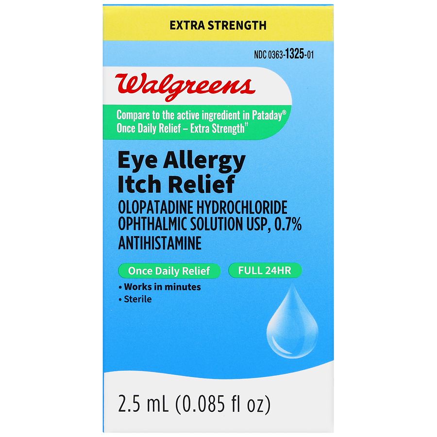 Walgreens Eye Allergy Itch Relief Drops Extra Strength