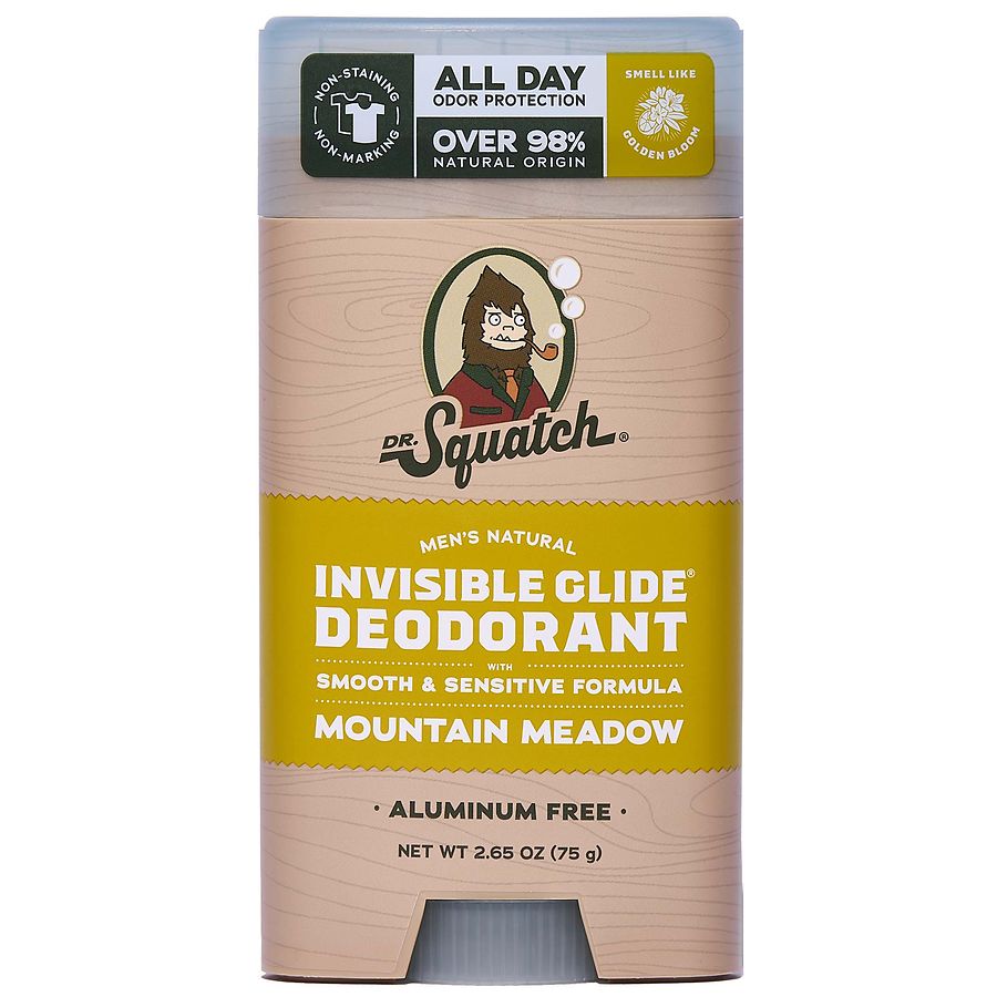 Dr. Squatch Invisible Glide Deodorant Mountain Meadow