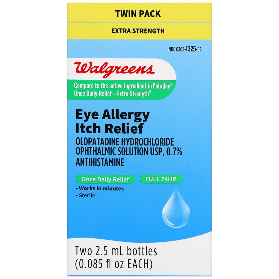 Walgreens Eye Allergy Itch Relief Drops Extra Strength