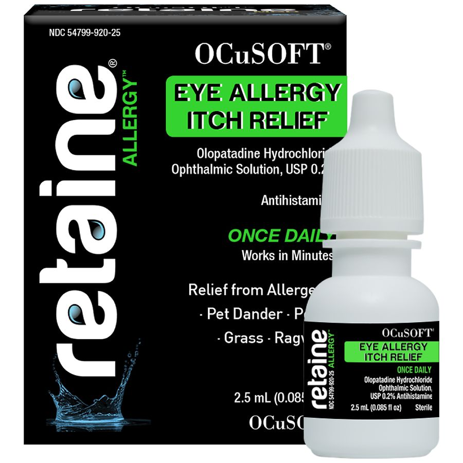 OCuSOFT Retaine Allergy Itch Relief Eye Drops