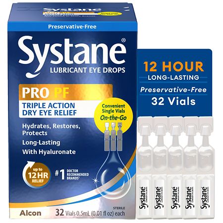 systane lubricant gel Systane Complete PF Multi-Dose Preservative Free Dry Eye Drops 10ml &  Lubricant Eye Gel, Nighttime, 0.35-Ounces (Package May Vary) main image 0