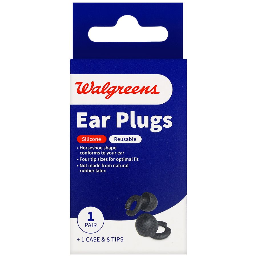 Walgreens Ear Plugs Black