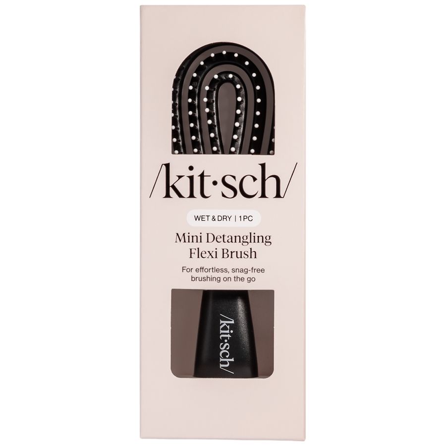 KITSCH Mini Detangling Flexi Brush Black