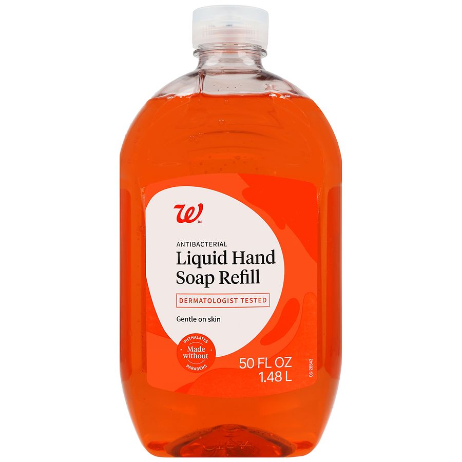 Walgreens Antibacterial Liquid Hand Soap Refill