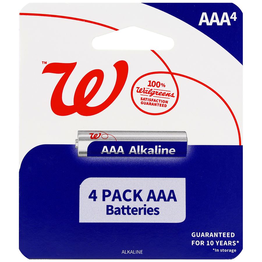 Walgreens Alkaline Batteries AAA