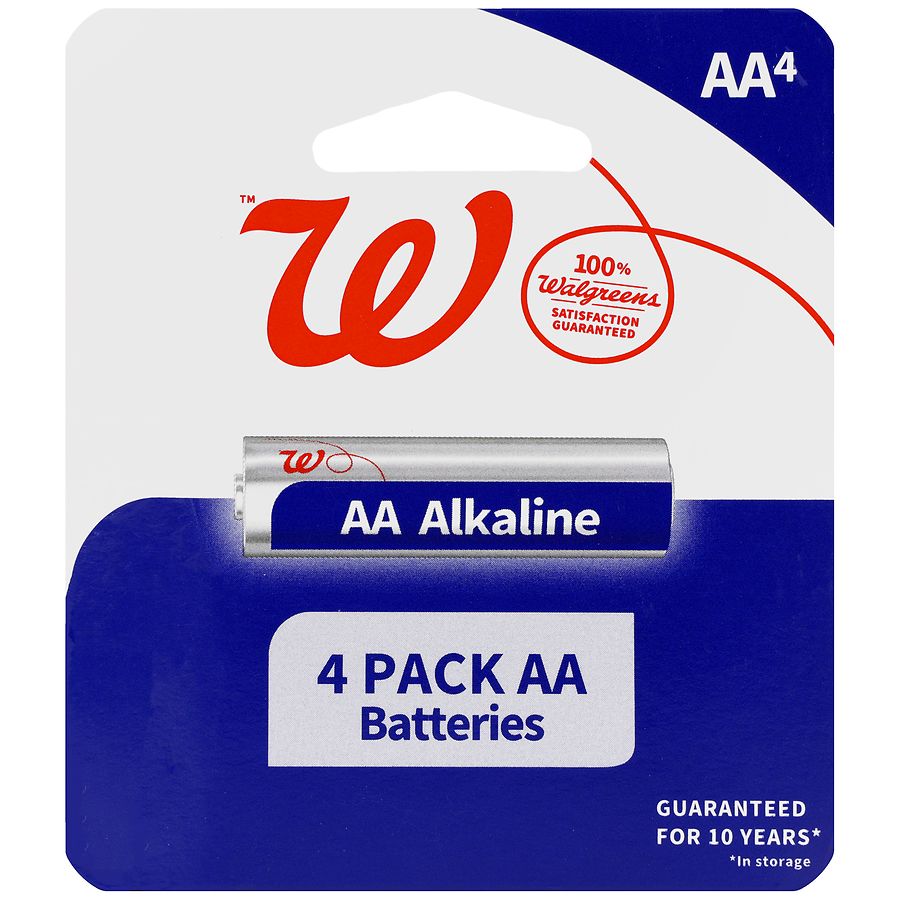 Walgreens Alkaline Batteries AA