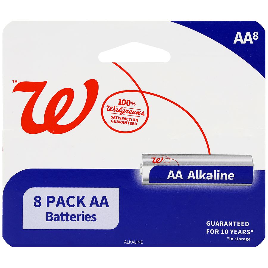 Walgreens Alkaline Batteries AA