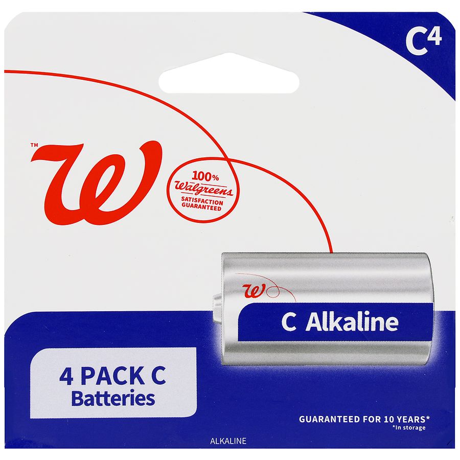 Walgreens Alkaline Batteries C