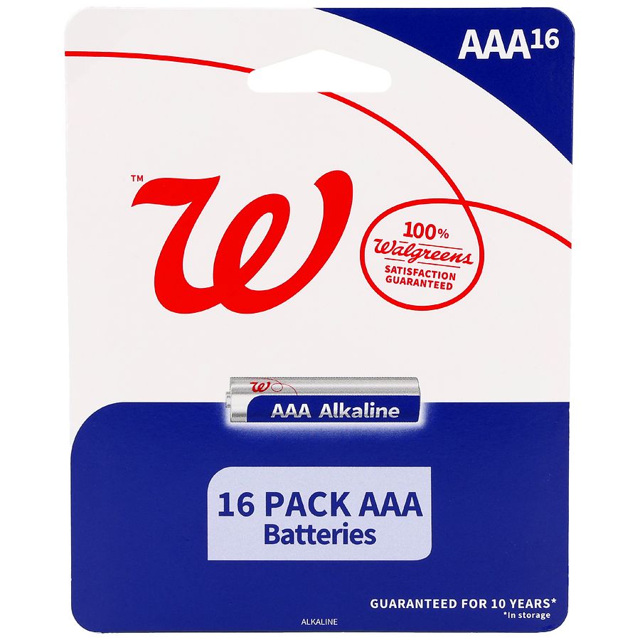 Walgreens Alkaline Batteries AAA