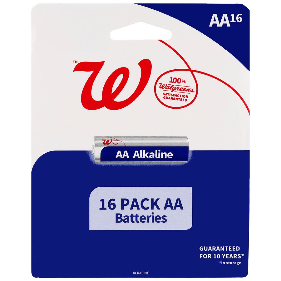 Walgreens Alkaline Batteries AA