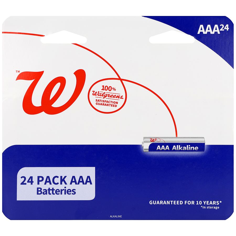 Walgreens Alkaline Batteries AAA