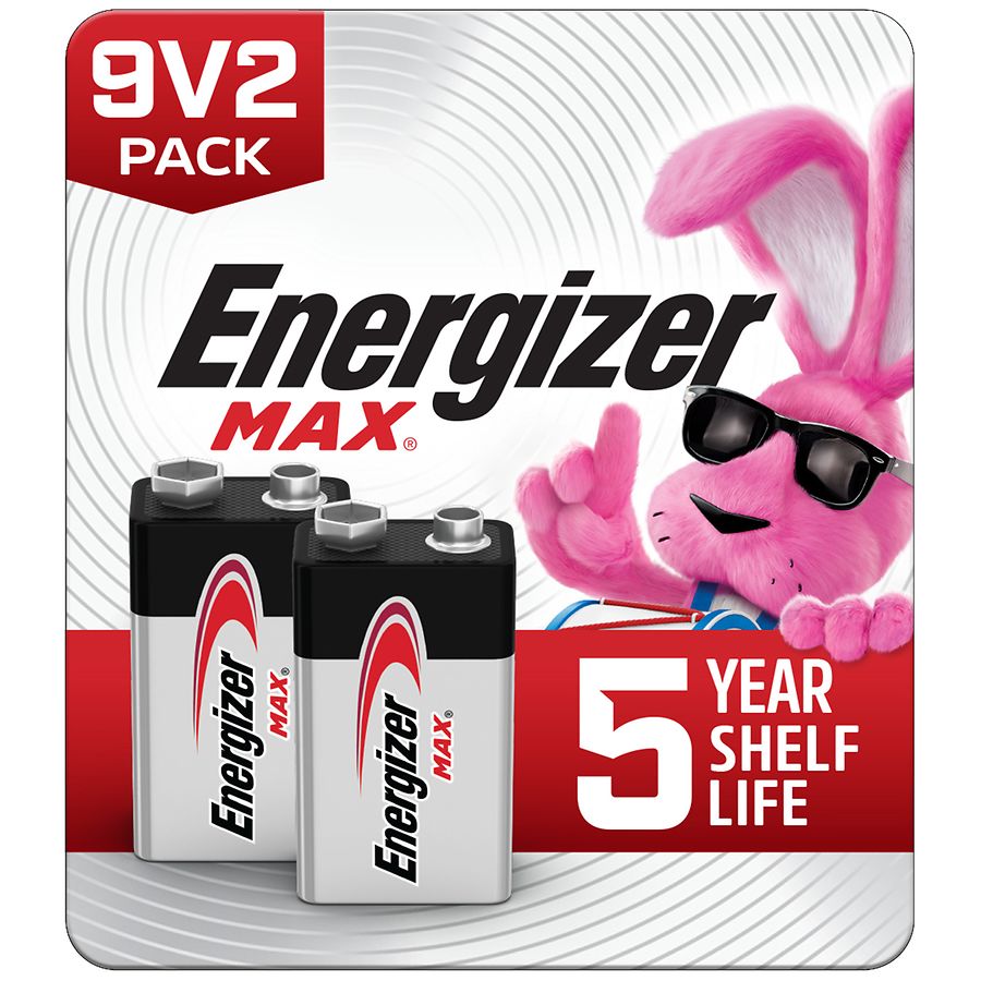 Energizer Max Alkaline Batteries 9V