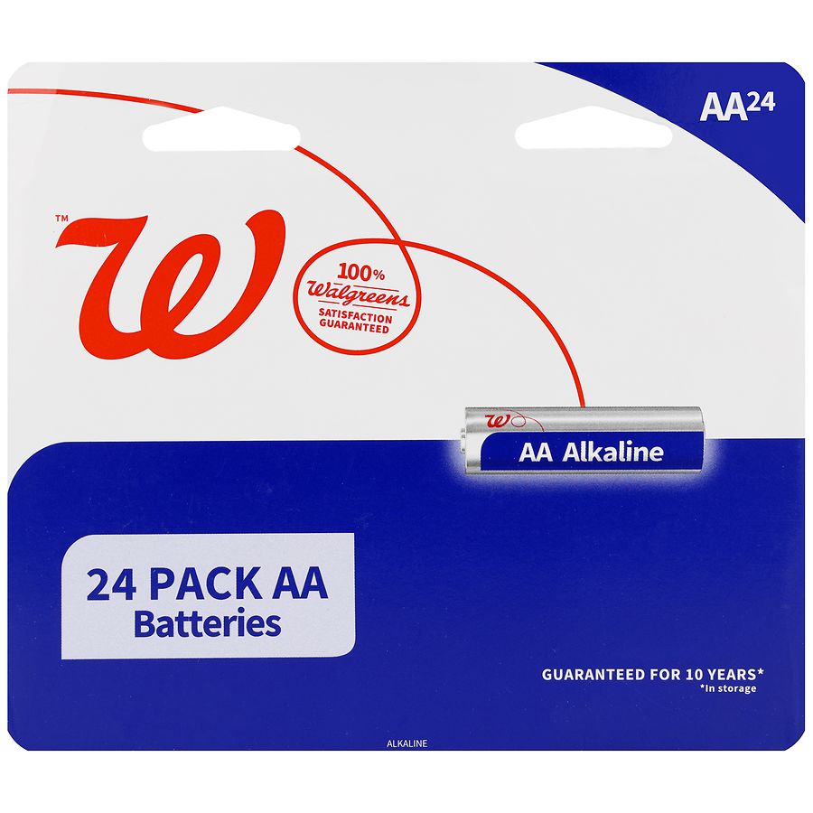 Walgreens Alkaline Batteries AA