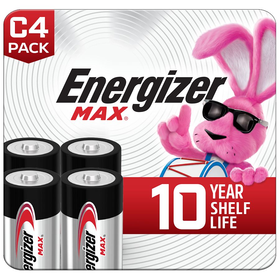 Energizer Max Alkaline Batteries Size C