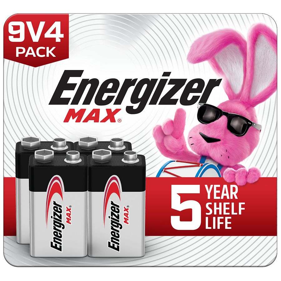 Energizer Max Alkaline Batteries 9V