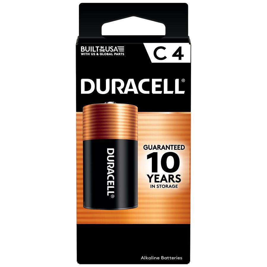 Duracell Coppertop Alkaline Batteries C