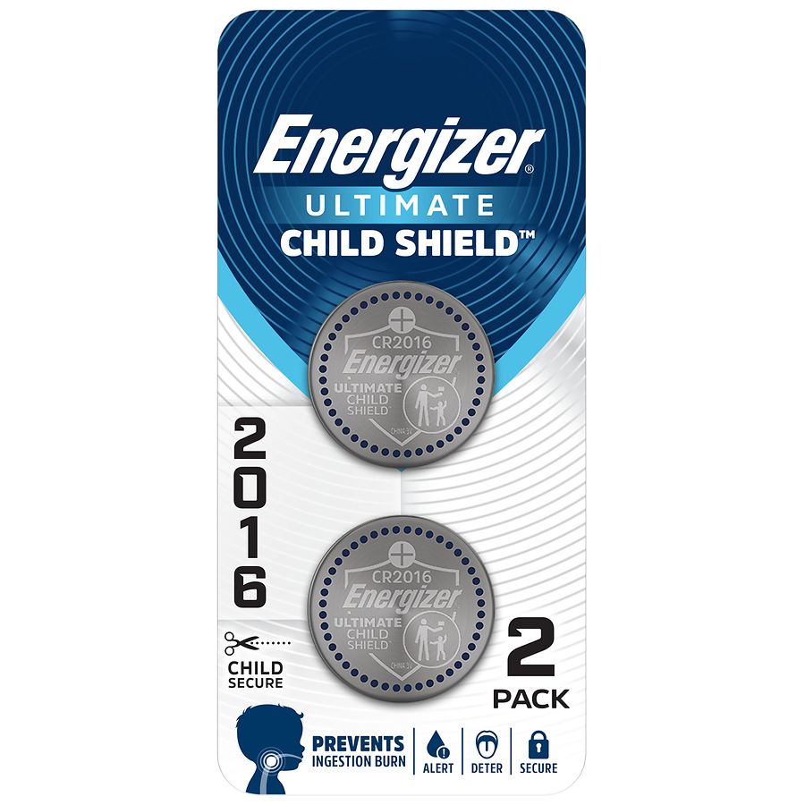 Energizer Ultimate Child Shield Batteries CR2016