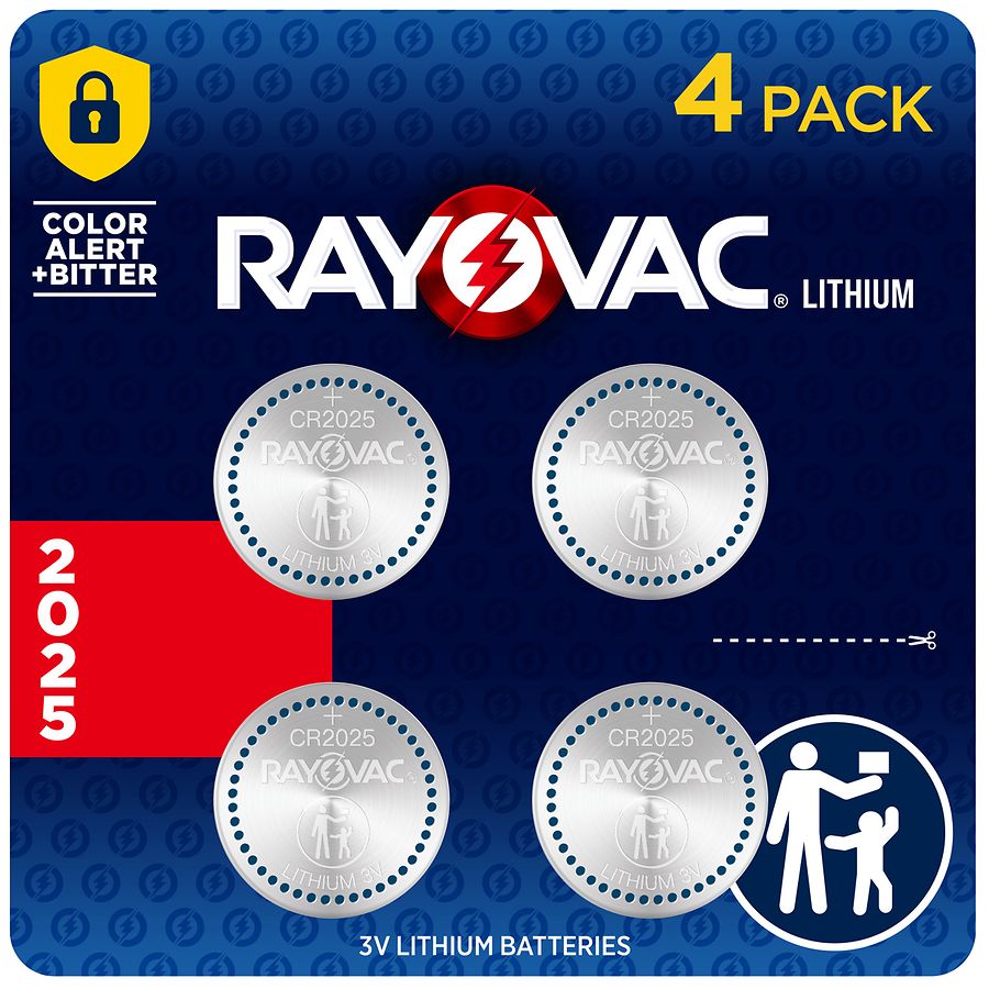 Rayovac 3V Lithium Coin Batteries CR2025