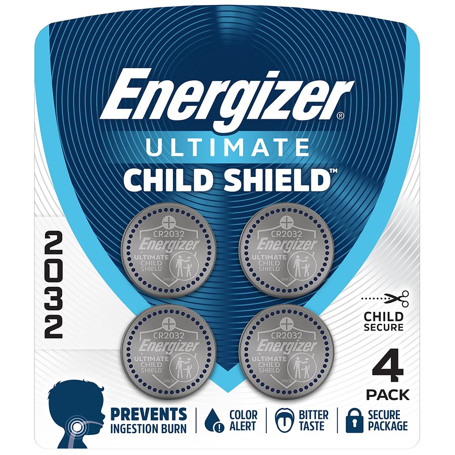 Energizer Ultimate Child Shield Batteries CR2032