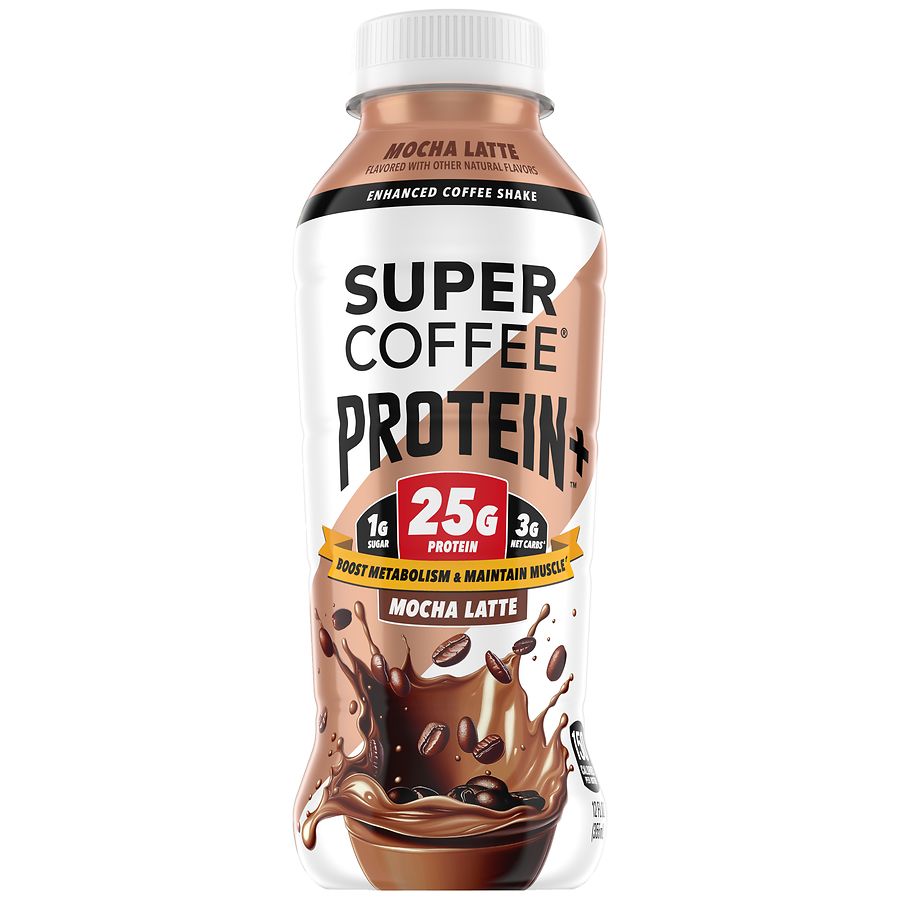 Super Coffee Protein+ Enhanced Coffee Shake Mocha Latte