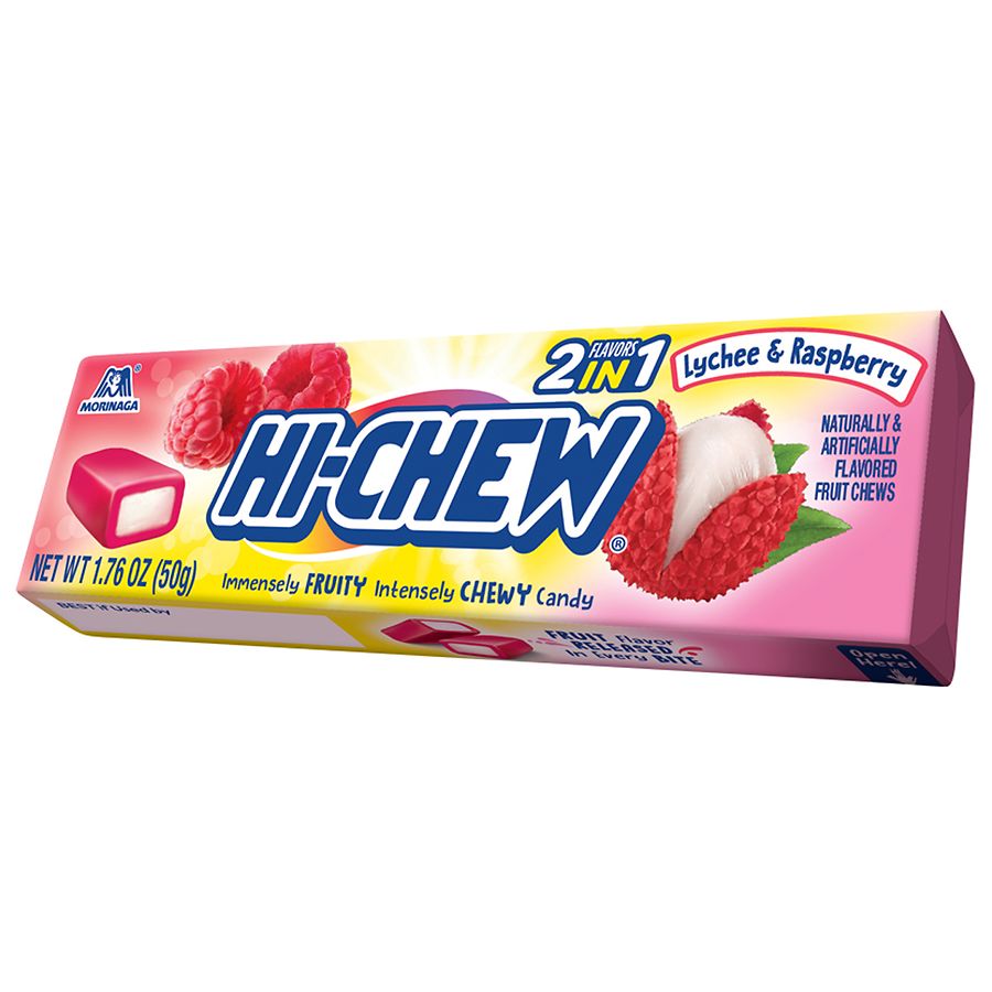 Hi Chew Fruity Chewy Candy Lychee Raspberry