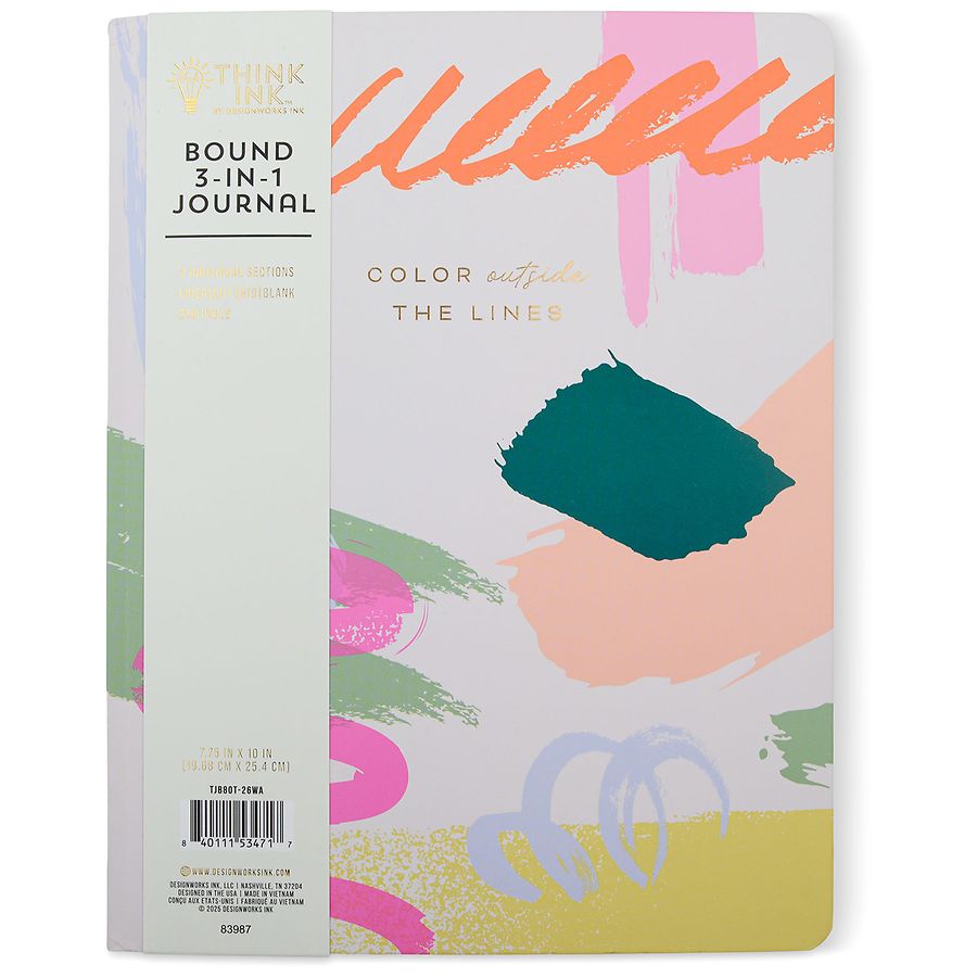 Think Ink Bound 3-In-1 Journal