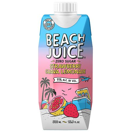 Beach Juice Strawberry Guava Lemonade Hard Beverage