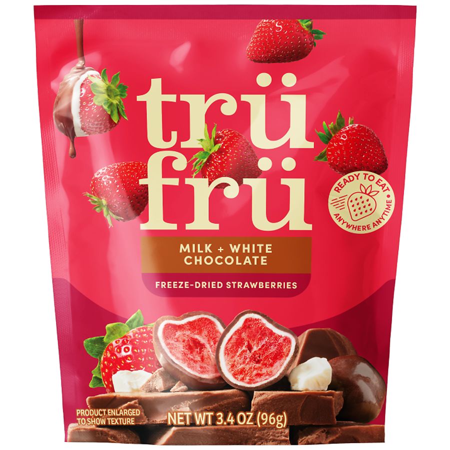 Tru Fru Milk + White Chocolate Freeze-Dried Strawberries