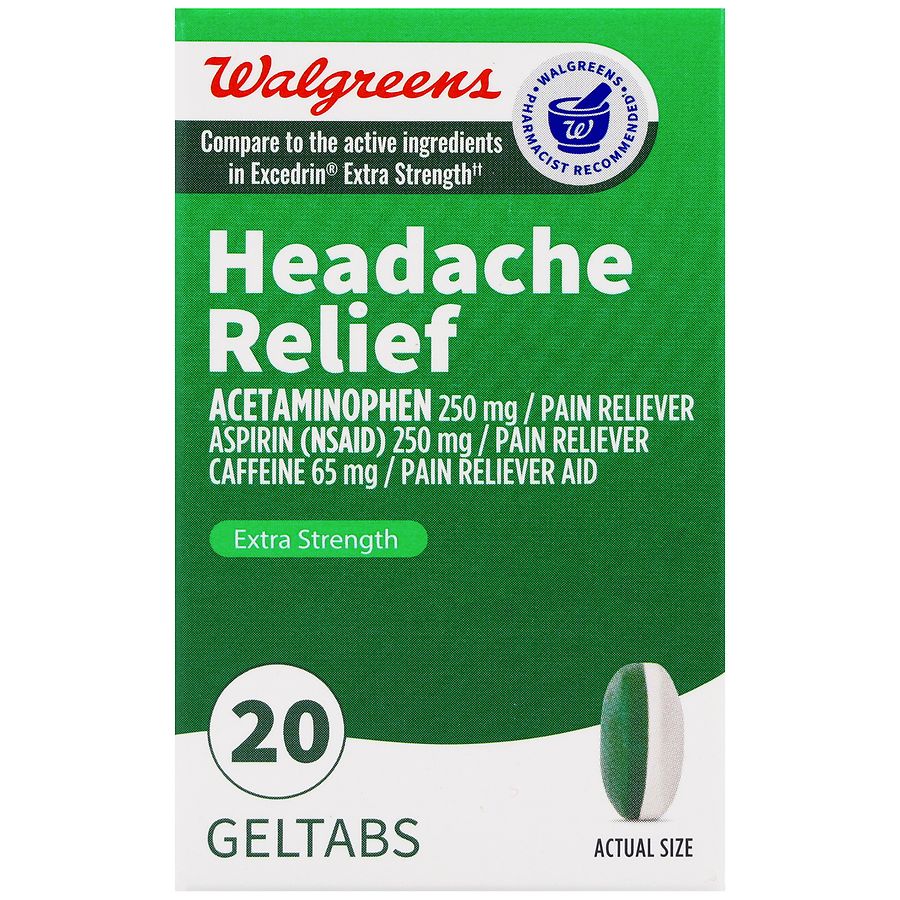 Walgreens Headache Relief Geltabs Extra Strength