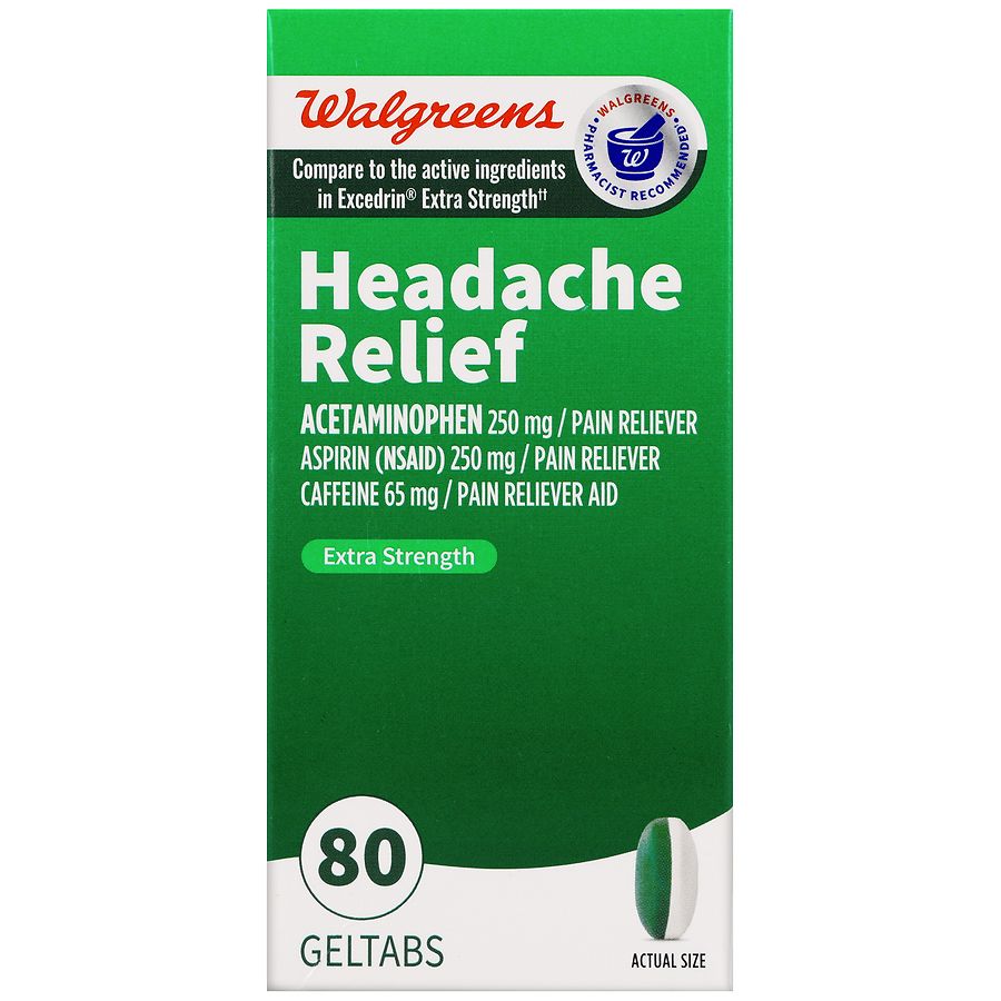 Walgreens Headache Relief Geltabs Extra Strength