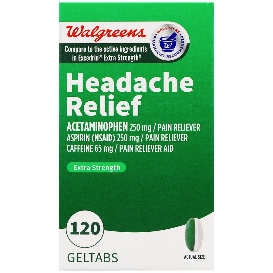 Walgreens Headache Relief Geltabs Extra Strength