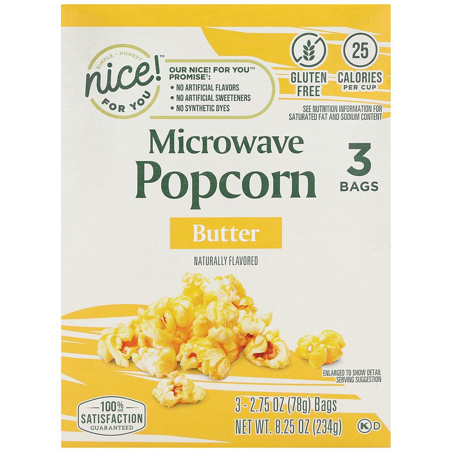 Nice! For You Microwave Popcorn Butter