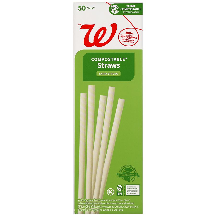 Walgreens Compostable Straws