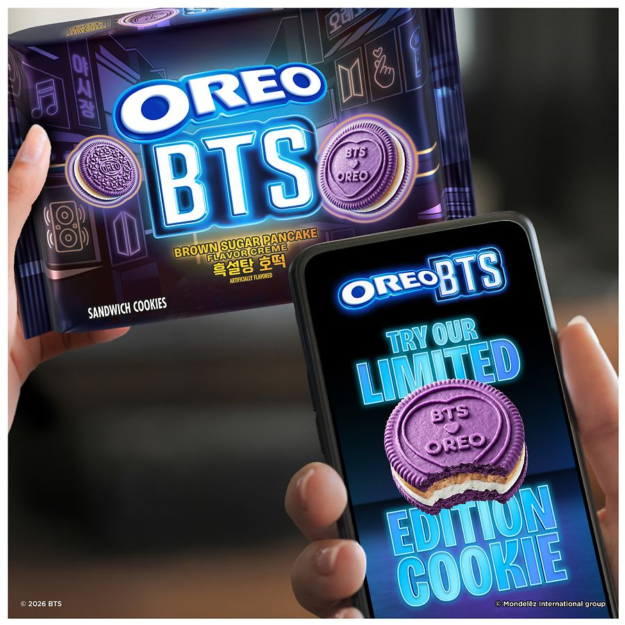 【海外限定】oreo × BTS エプロン Oreo BTS Special Edition Chocolate Sandwich Cookies Brown Sugar