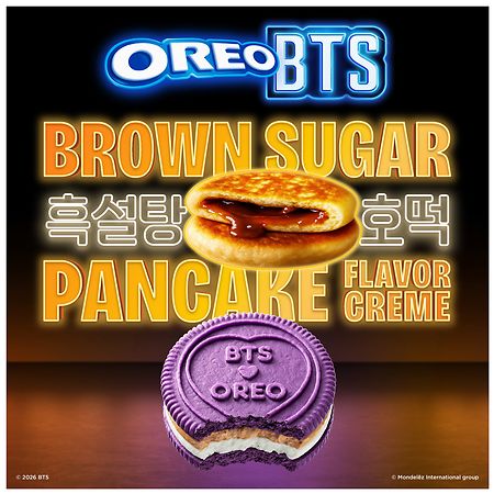 Oreo BTS Special Edition Chocolate Sandwich Cookies Brown Sugar