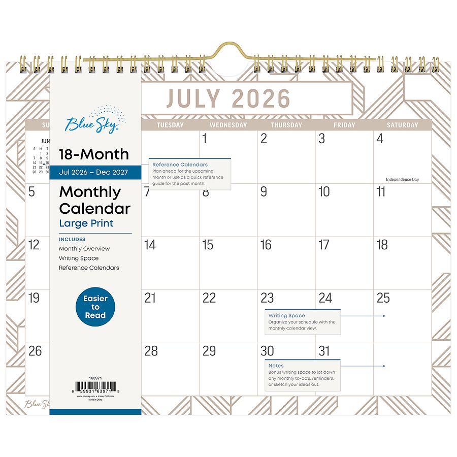 Blue Sky Calendar