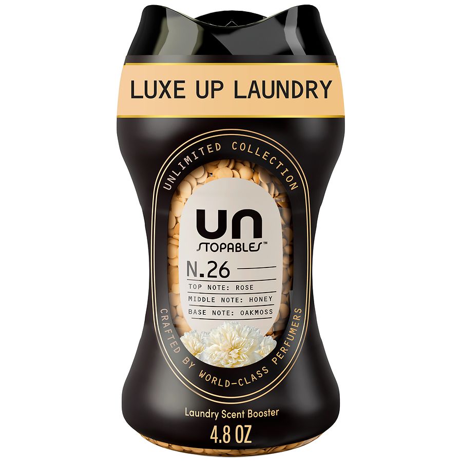 Downy Unstopables Unlimited Collection In-Wash Laundry Scent Booster Beads No 26. (Rose, Honey Nectar, and Oakmoss)