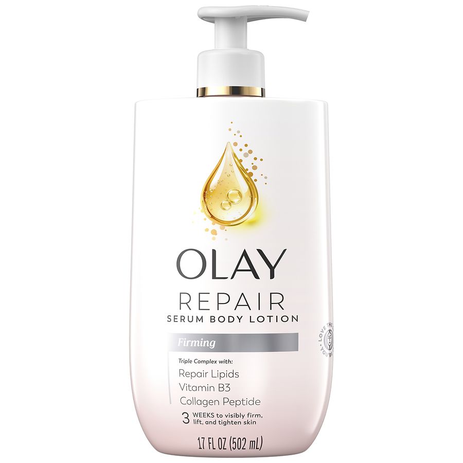 Olay Repair Serum Firming Body Lotion Notes of Blackberries and Moonflower