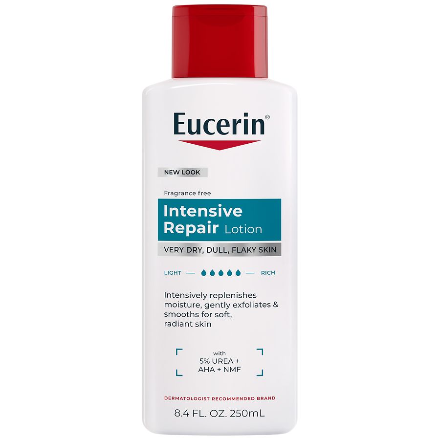 Eucerin Intensive Repair Body Lotion for Dry, Flaky Skin Fragrance Free