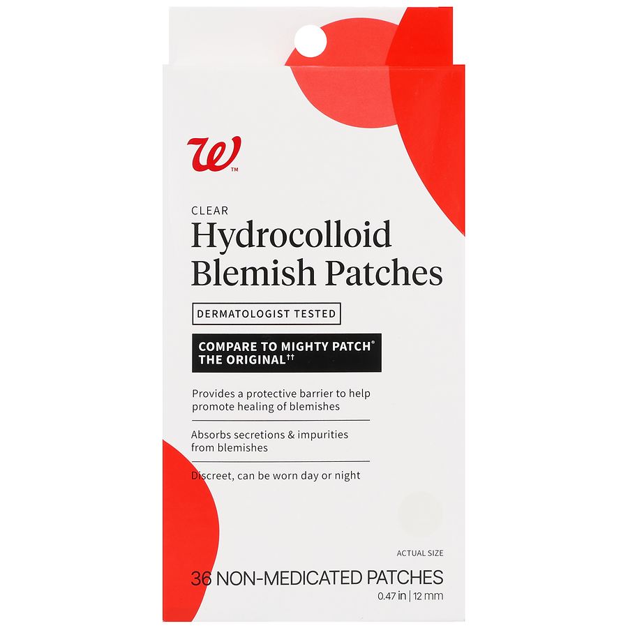Walgreens Hydrocolloid Blemish Patches Clear