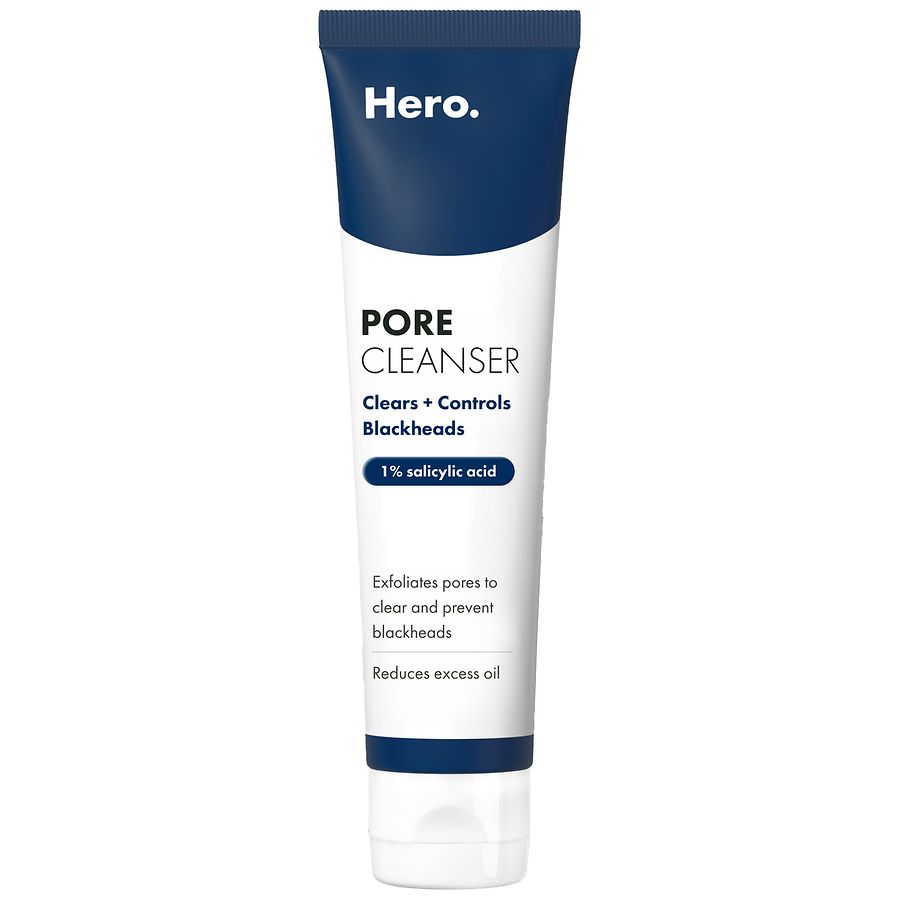 Hero Cosmetics Clears + Controls Blackheads Pore Facial Cleanser